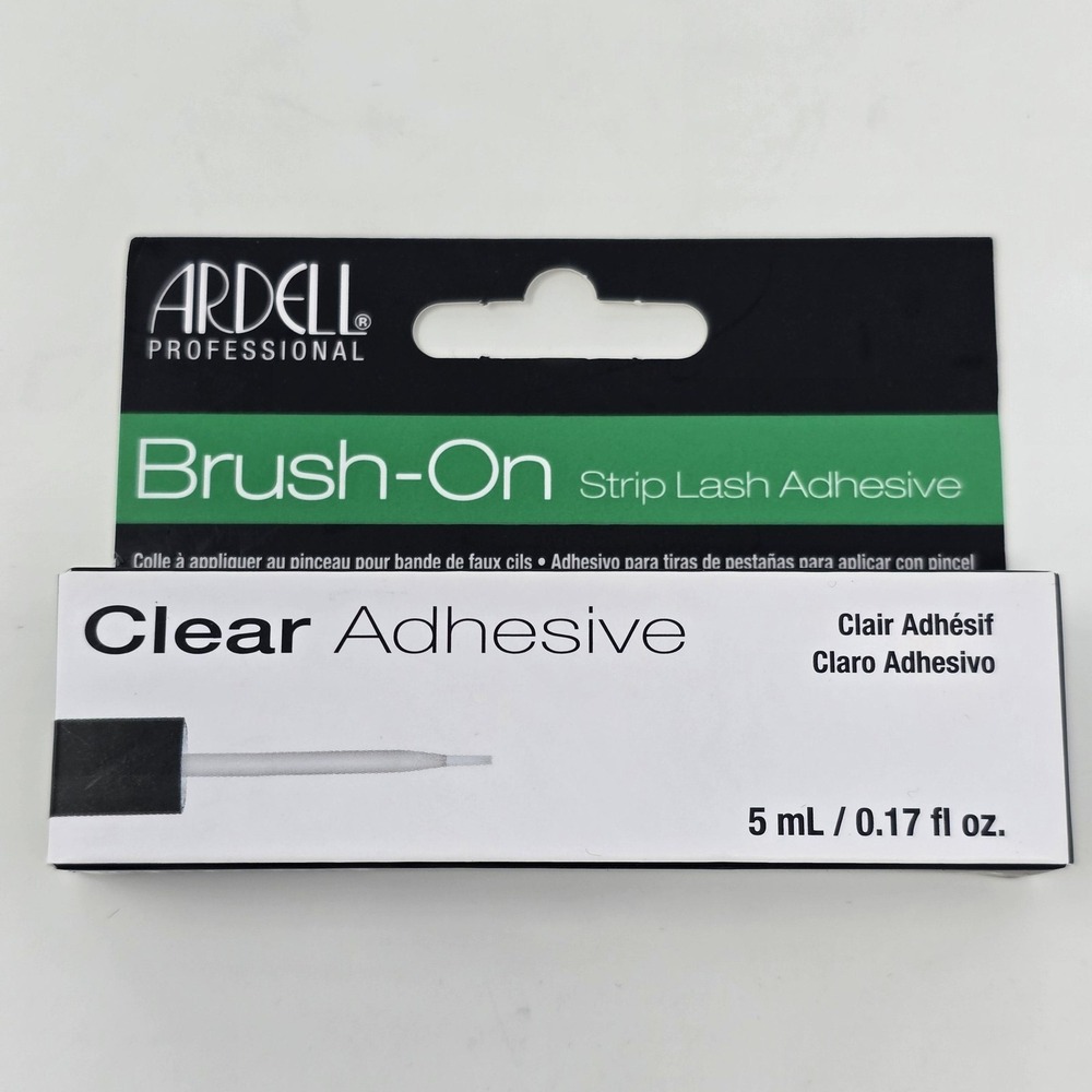 Ardell Brush-On Strip Lash Adhesive Clear 5mL 0.17oz Eyelash Glue 52360 Beauty